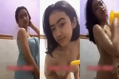 Syakirah Mandi Bugil Ngocok Memek Basah